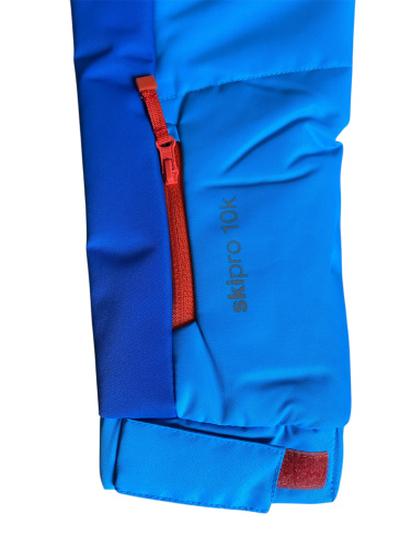 detail WITEBLAZE LEON dětská lyžařská souprava modrá/červená