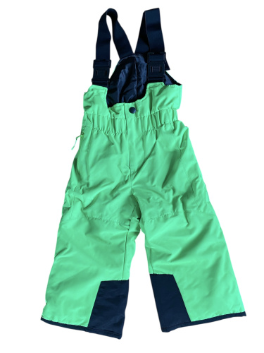 detail STUF CHARLIE dětská zimní souprava kalhoty+bunda modrá/zelená