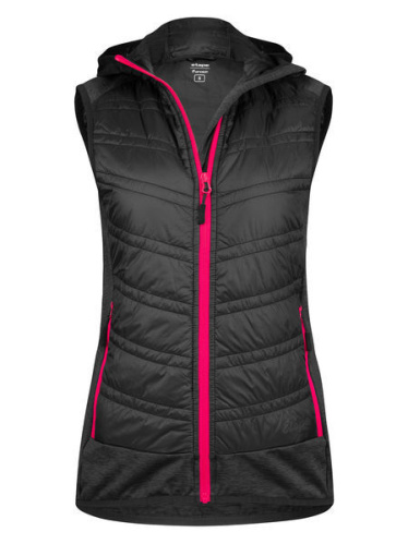 detail ETAPE ARTEMIS PRO 2.0 dámská zateplená vesta černá/růžová