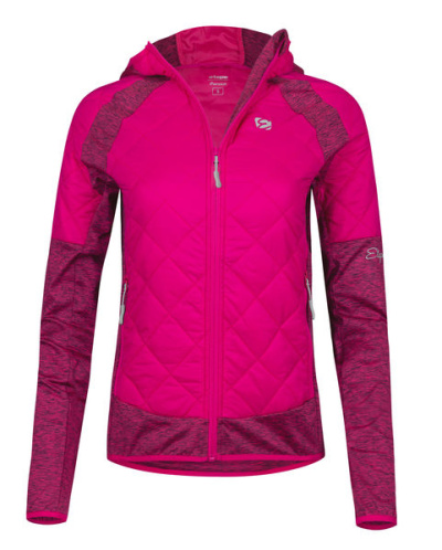 detail ETAPE SIERRA PRO dámská mikina s kapucí magenta