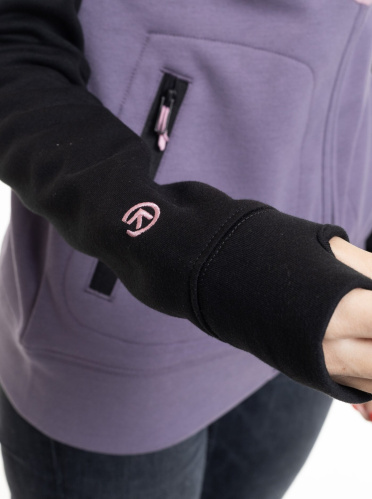 detail MEATFLY OMNI dámská technická mikina purple