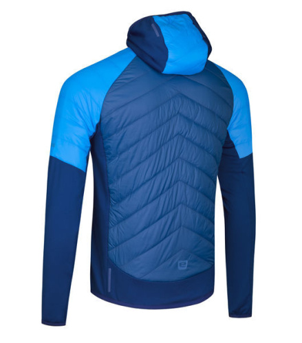 detail ETAPE CRUX PRO 2.0 pánská mikina s kapucí modrá/červená