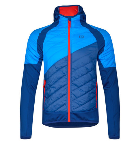 detail ETAPE CRUX PRO 2.0 pánská mikina s kapucí modrá/červená