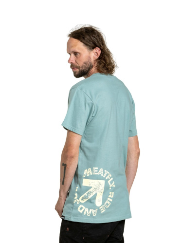 detail MEATFLY ARROW pánské tričko dusty mint