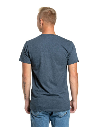 detail MEATFLY STRIPED LOGO pánské tričko navy heather