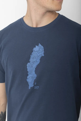 detail 2117 OF SWEDEN APELVIKEN 7855908040 pánské triko navy