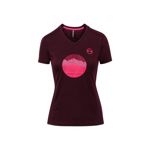 detail GTS dámské funkční triko plum