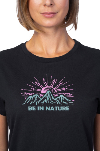 detail HANNAH ADRIA dámské triko anthracite