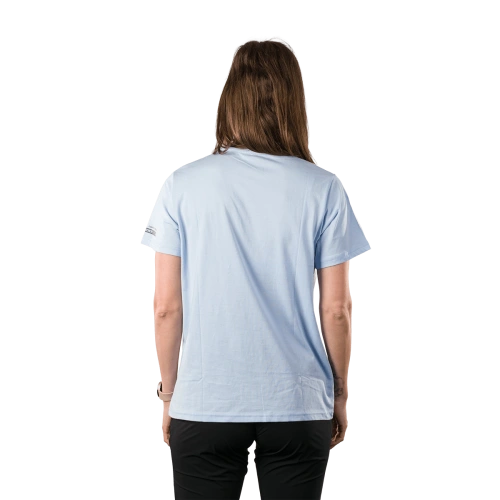 detail NORTHFINDER RAYMUNDA dámské tričko z organic cotton lightblue