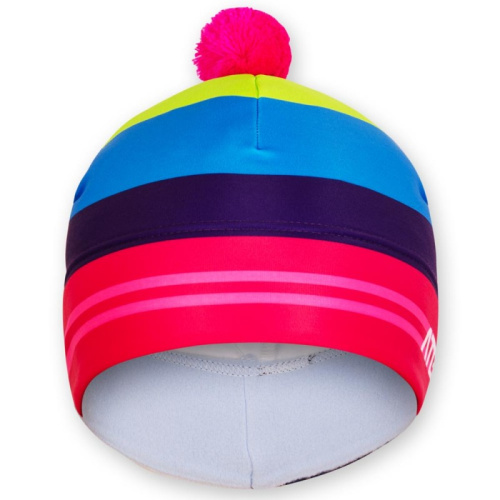 detail Čepice ATEX STRIPES 2 dvouvrstvá s bambulí