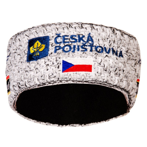 detail Čelenka pletená ATEX KAŠPERKA šedá melange