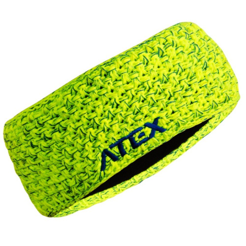 detail Čelenka pletená ATEX KNIT neon žlutá melange