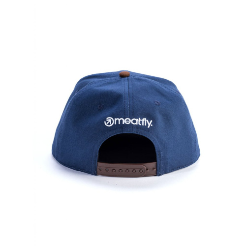 detail Kšiltovka MEATFLY SPON SNAPBACK one size C - navy, dark brown