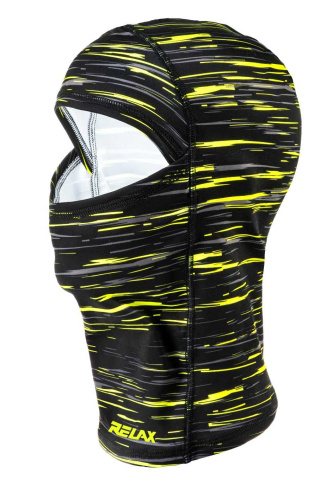 detail RELAX SHIELD RK02A2 dětská lyžařská kukla černá/zelená