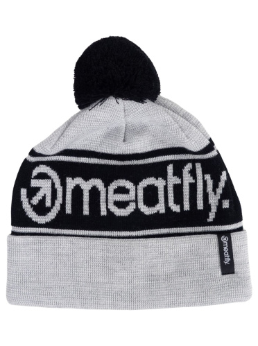 detail MEATFLY ROBB BEANIE zimní čepice white heather