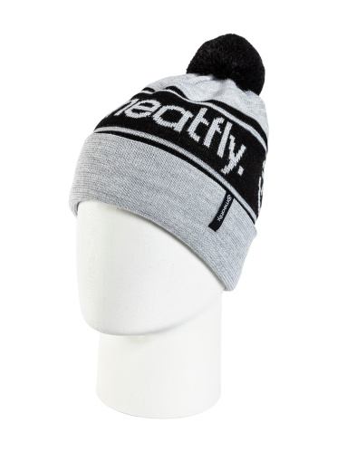 detail MEATFLY ROBB BEANIE zimní čepice white heather