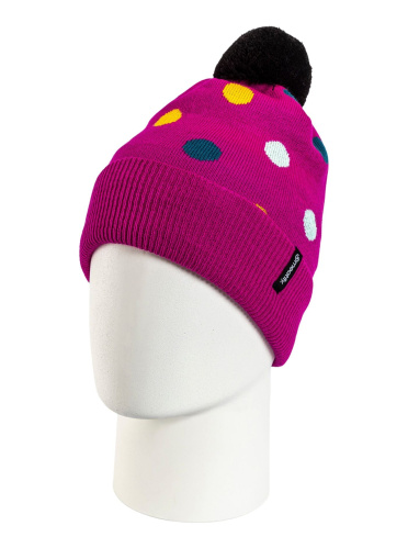 detail MEATFLY DOT BEANIE zimní čepice berry pink