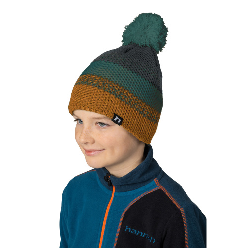 detail HANNAH OTIK JR II dětská zimní čepice sea moss