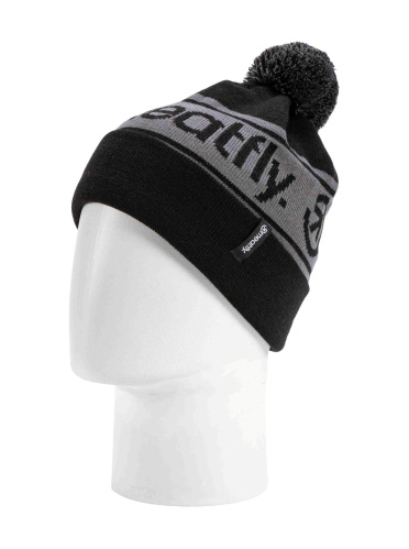 detail MEATFLY JESSIE kulich s bambulí black/gray dark