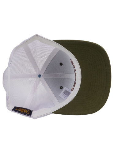 detail MEATFLY MF LOGO TRUCKER kšiltovka buck/white