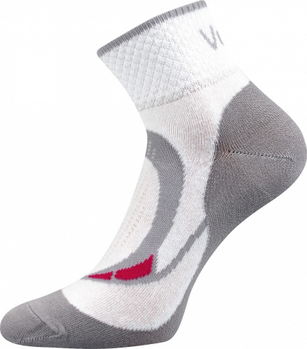 detail VoXX LIRA dámské sportovní ponožky bílá/růžová