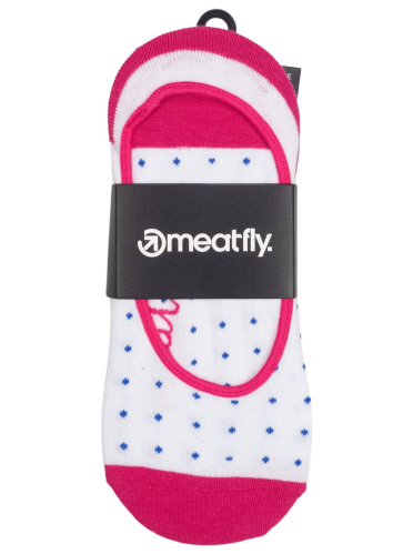 detail MEATFLY LOW SOCKS dámské ponožky 3 pack fuchsia dots