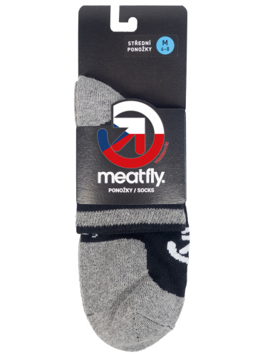 detail MEATFLY MIDDLE SOCKS grey