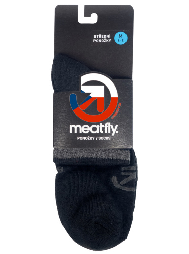 detail MEATFLY MIDDLE SOCKS 3 pack black