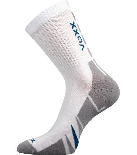 detail VoXX HERMES bavlněné sportovní ponožky střední bílá