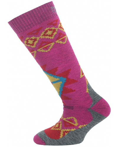 detail LASTING SKB dětské merino lyžařské podkolenky 402