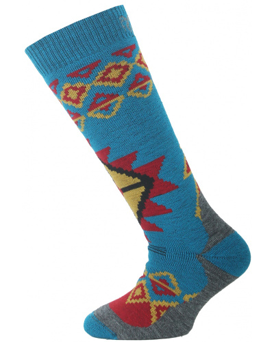 detail LASTING SKB dětské merino lyžařské podkolenky 502