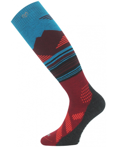 detail LASTING SSU merino lyžařské podkolenky 530