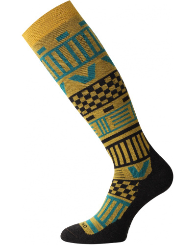 detail LASTING SLA merino lyžařské podkolenky 200