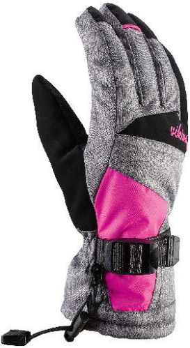 detail Rukavice dámské VIKING RONDA šedá/růžová