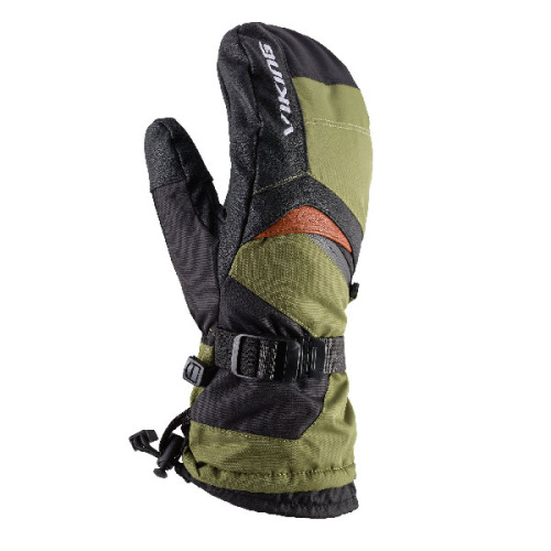 detail Rukavice VIKING FLOW freeride mitten černá/khaki