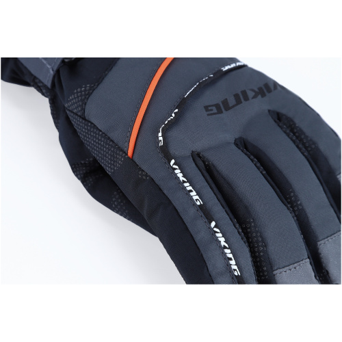 detail VIKING MATE dětské lyžařské rukavice šedá