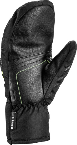 detail LEKI WCR TEAM 3D junior mitt dětské lyžařské rukavice black/ice lemon