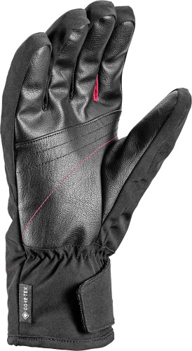 detail LEKI SPACE GTX lyžařské rukavice black/bright red
