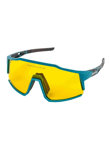 detail MEATFLY NATE polarizační sluneční brýle petrol camo 4/17/55