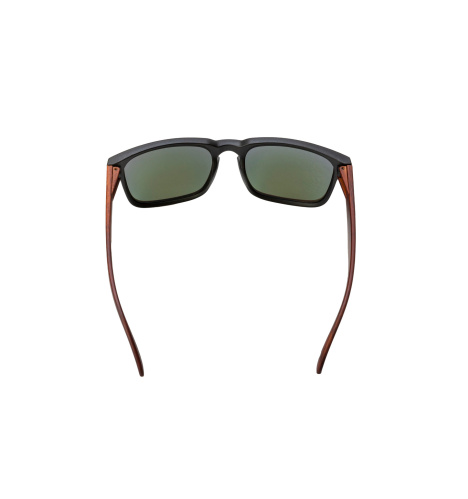 detail MEATFLY MEMPHIS S24 sluneční brýle dark wood black 4/17/55