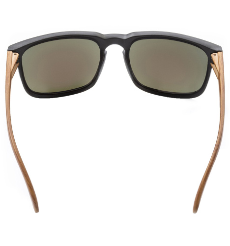 detail MEATFLY MEMPHIS sluneční brýle wood black 4/17/55