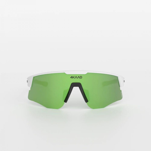 detail 4KAAD MIRADOR AEROLITE matte white/green mirror sportovní sluneční brýle