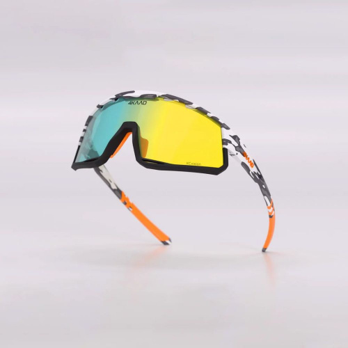 detail 4KAAD MIRADOR matte camo/orange mirror sportovní sluneční brýle