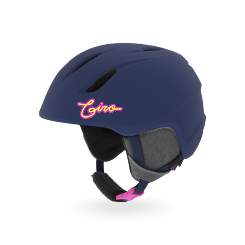 detail Dětská lyžařská přilba GIRO Launch Mat Midnight/Neon Lights 20/21