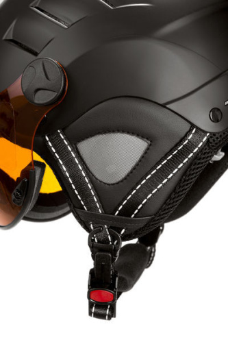 detail MANGO VOLCANO PRO lyžařská helma s vizorem černá mat 2023