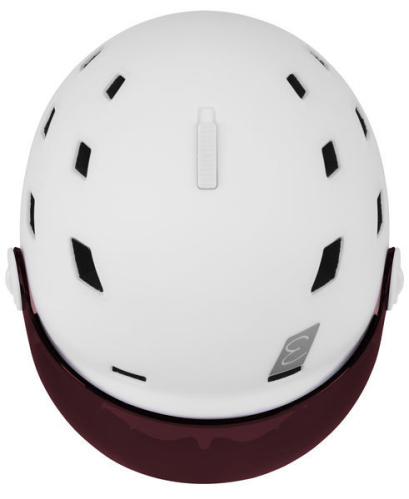 detail ETAPE MADONNA PRO dámská lyžařská helma bílá/šedá mat 23/24