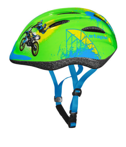 detail Dětská helma na kolo ETAPE REBEL zelená 2022