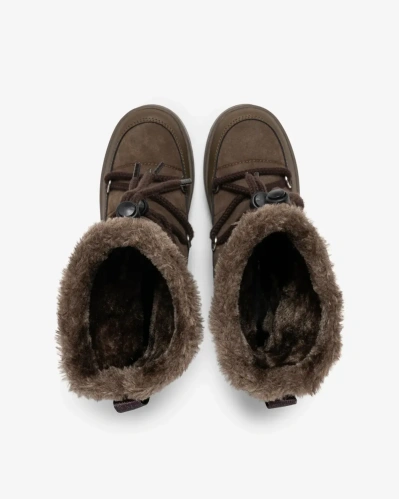 detail VIKING Snowcord Tall Warm WP dámské zimní boty hnědá