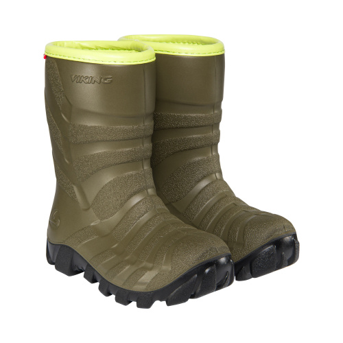 detail VIKING ULTRA WARM dětské zimní boty khaki/black
