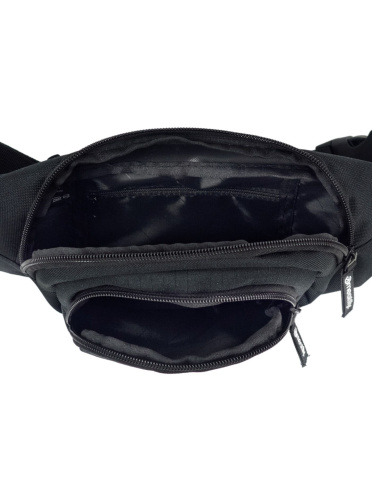 detail MEATFLY WALLY WAIST BAG ledvinka black ripstop